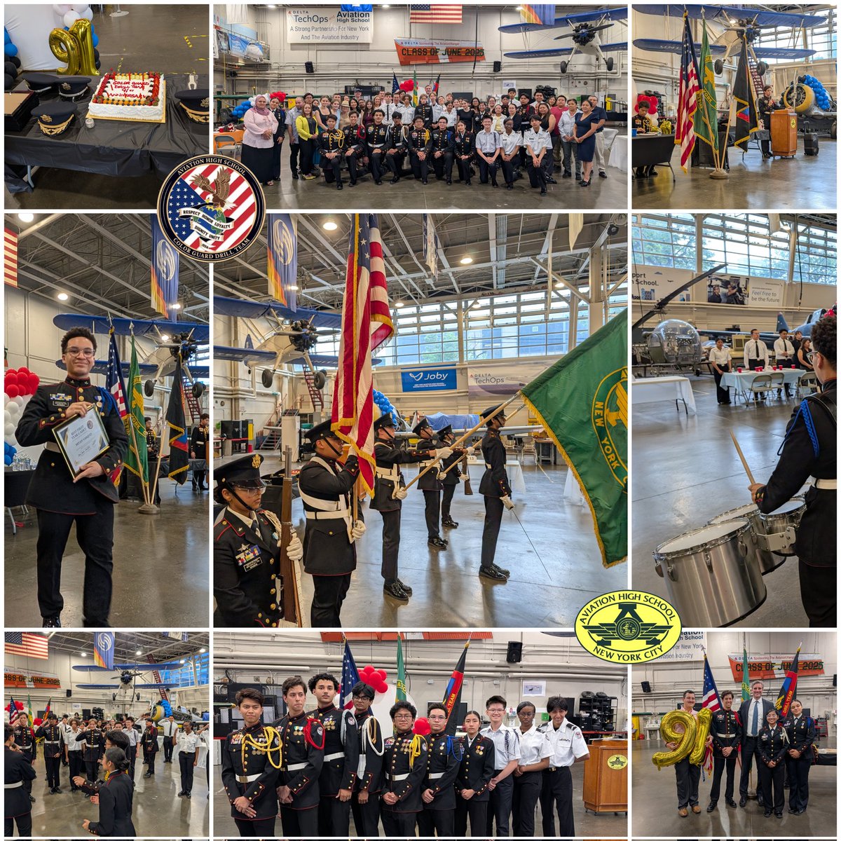 On June 13, AHS's Color Guard Drill Team celebrated &amp; held their Change of Command Ceremony for the new student leadership for the 25-26 school year! Thank you to all the parents, staff, &amp; students who made this event a success!

#aviation #aircraftmaintenance #aviationhs