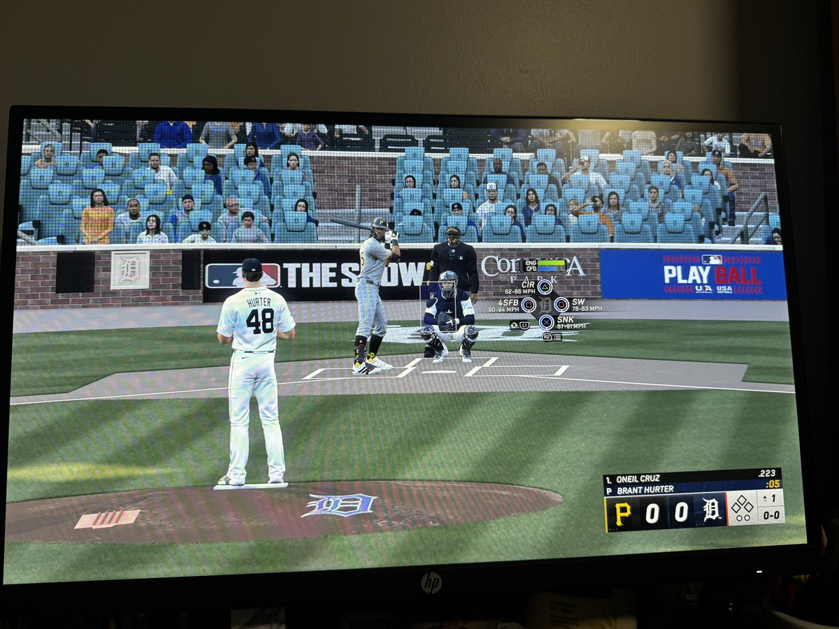 Comerica Park has been updated in MLB 25 the Show, and the seats are still empty 😂