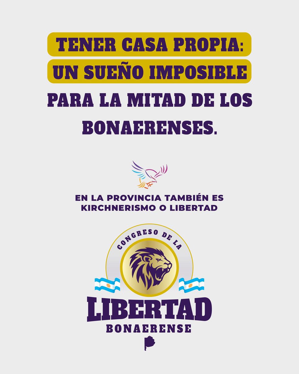 Esto nos contaron en las más de 20.000 encuestas que realizamos en la provincia de Buenos Aires. De esto y más vamos a hablar en el Congreso de la Libertad Bonaerense. 

En Buenos Aires también elegimos entre kirchnerismo y libertad.
#EnPBAEsKirchnerismoOLibertad