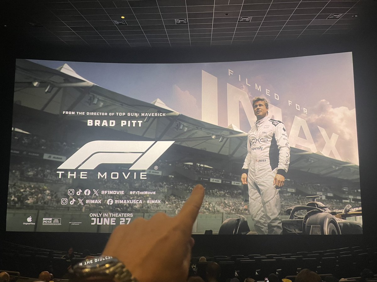 MikeSirois's tweet image. I’m giving this movie a PRE-RATING of 7.8. Hopes are high. #F1TheMovie