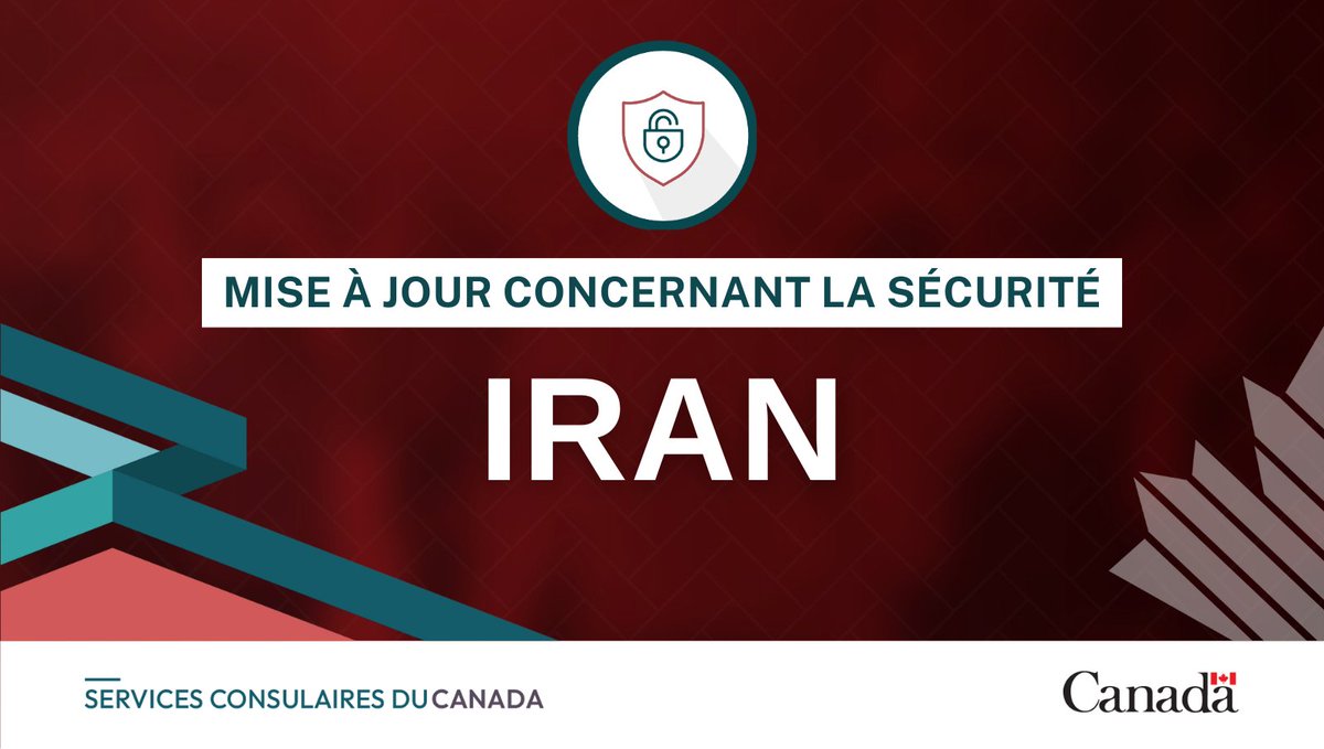 Canadiens en #Iran : Si vous avez un passeport canadien valide, souhaitez quitter l'Iran et pouvez le faire en toute sécurité, sachez qu'il existe des options pour passer la frontière vers la #Turquie et l'#Arménie. Pour plus de détails, consultez : ow.ly/Ywl850WasYQ