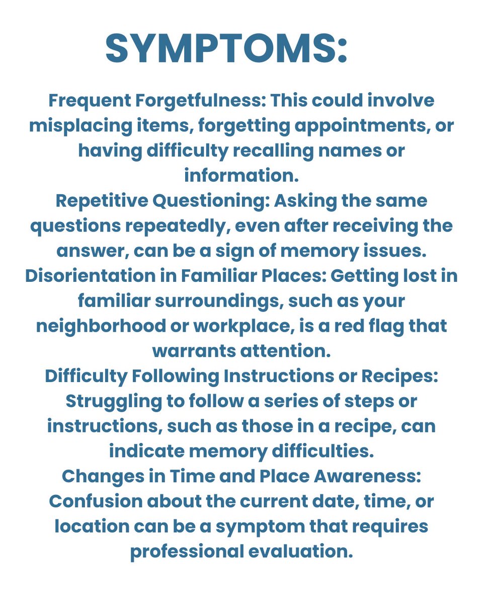 NeuroTelSegal's tweet image. If any of these symptoms apply to you it may be time for memory enhancement treatment, stay tuned to see how TMS therapy can help with these symptoms 🧠⚡️#mentalhealthmonday #memoryenhancement
