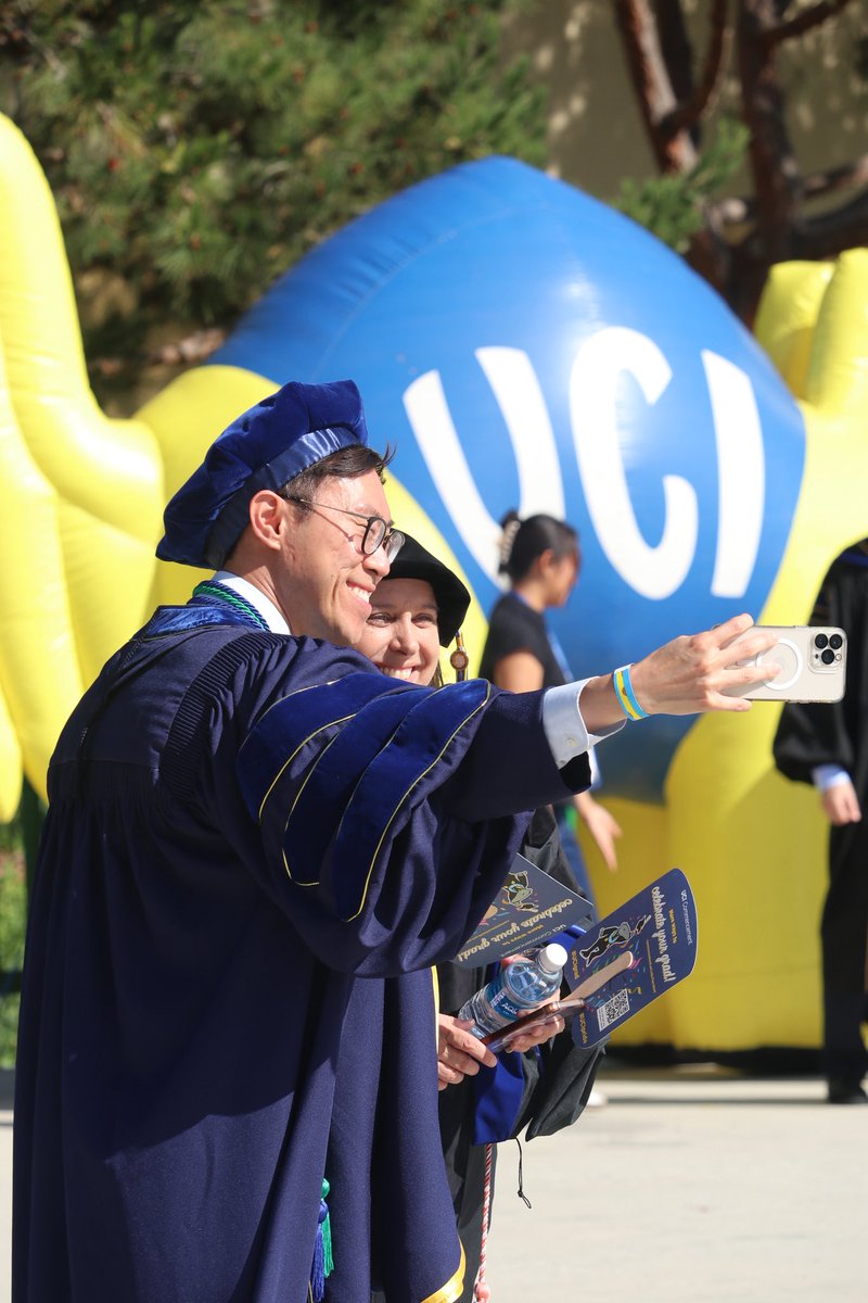 UCIrvineGD's tweet photo. 🎓 The moment is here! Graduate Division is proud to celebrate the incredible achievements of our master’s and Ph.D. graduates. As commencement begins, we honor your hard work, dedication, and brilliance. Here’s to new beginnings and bold futures! 💙🐜🎉 #Classof25 #GradEaters https://t.co/49opJHXj1j