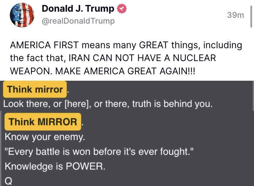 Up is down.
Left is right.