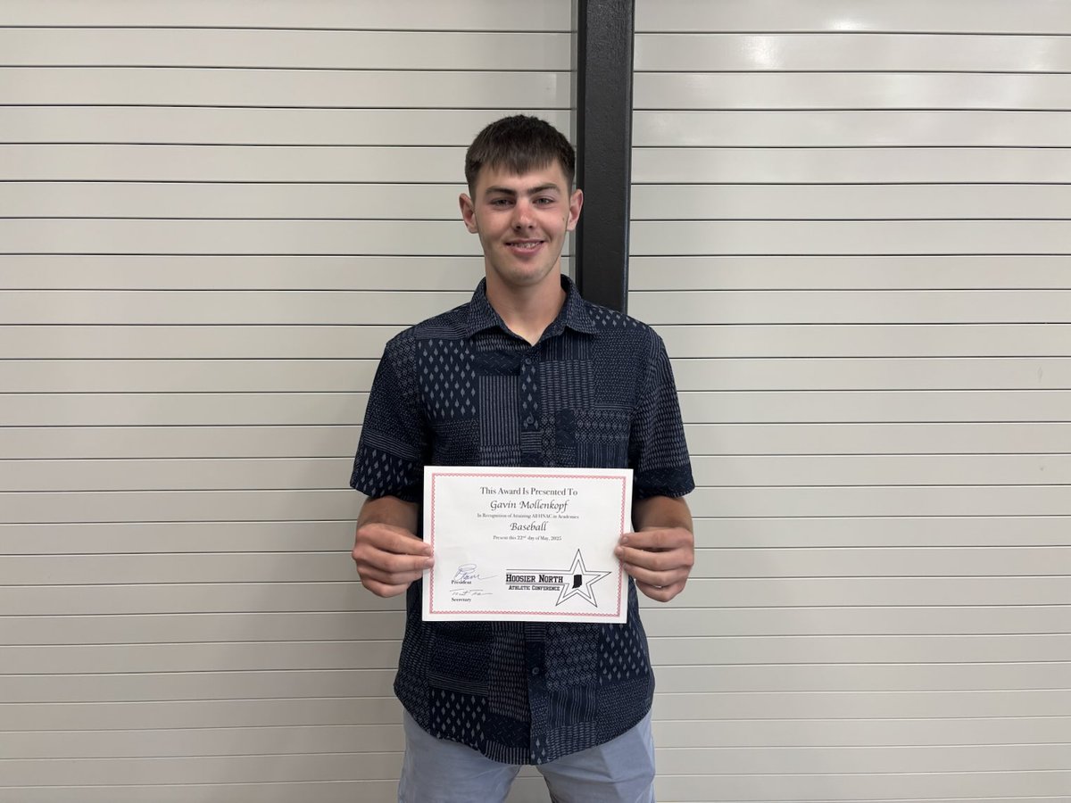 2025 Season Awards
Academic HNAC Selection
Gavin Mollenkopf