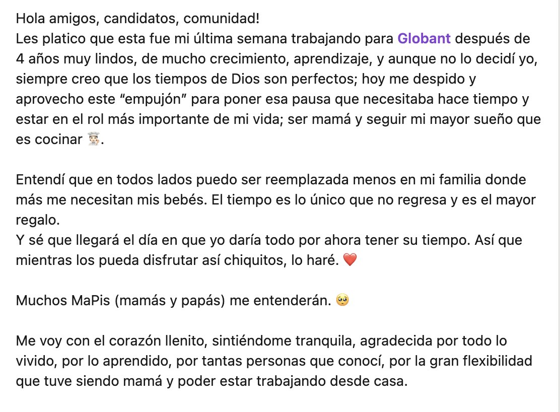 Bloomberg Línea, que dio la versión oficial de Globant de "no pasó nada" parece que no pudo encontrar ningún empleado en LinkedIn que hayan despedido.

Mientras tanto, una búsqueda rápida... 

Además, muchos a quienes despidieron recién no están para publicar algo.