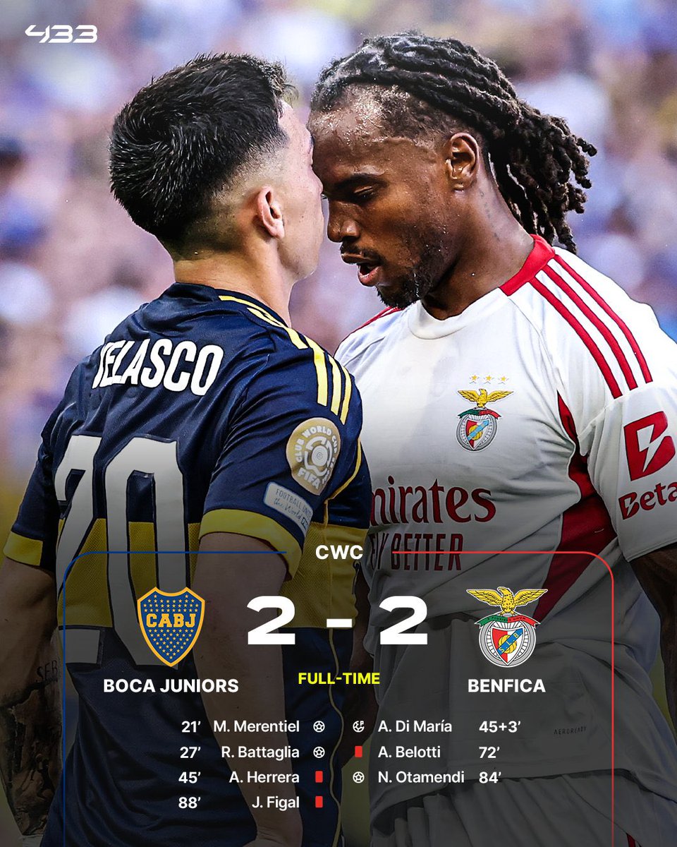 試合終了】 🏆FIFA クラブワールドカップ 2025 グループC 🇦🇷ボカ