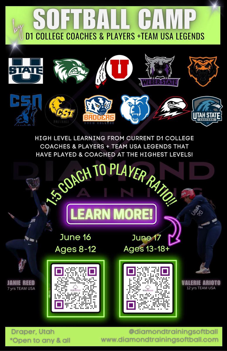 On my way to SLC, UT!  Cannot wait to work with these programs and Coaches again (4th yr)! 🥰
<a href="/slcc/">SLCC</a>, <a href="/wsusoftball/">Weber State Softball</a> <a href="/SnowSoftball/">Snow Softball</a> <a href="/IdahoStateSB/">Idaho State Softball</a> <a href="/CSISoftball/">CSI Softball</a> <a href="/SUUSoftball/">SUU Softball</a> <a href="/usuesoftball/">USU Eastern Softball</a> <a href="/USUSoftball/">USU Softball</a> <a href="/CSN_Softball/">CSN_Softball</a> <a href="/Utah_Softball/">Utah Softball</a> <a href="/UVUSoftball/">Utah Valley Softball</a> <a href="/WackowskiFP/">WackowskiFP</a> <a href="/lowry_softball/">lowryhighsoftball</a>