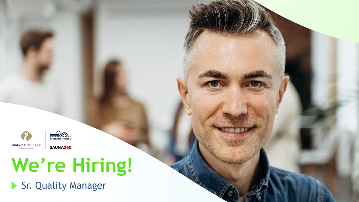 WatkinsWellness's tweet photo. We’re hiring a Sr. Quality manager to provide overall direction of the Quality Assurance department to ensure that all products purchased, manufactured, and shipped meet customer specifications and desired quality levels.  Apply at https://t.co/kkUEuL5pif https://t.co/UkuHKt6bmO