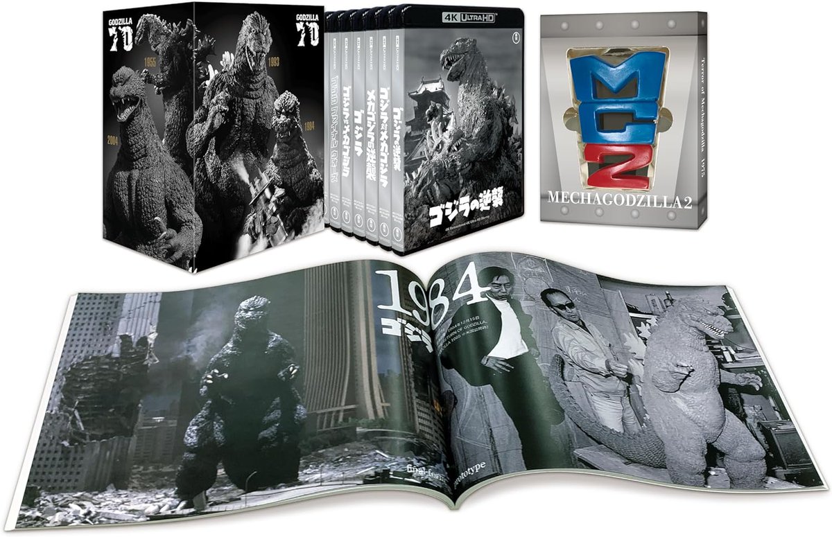Td36yGZGIFTDNnG's tweet image. 予約限定版の「ゴジラ生誕70周年記念 ゴジラ周年記念作品4KリマスターBOX 」は6月18日リリースです。
スチールギャラリーには、ペーパークラフトの画像も収録しています。
残念なことにモスラが上手く作れませんでした…