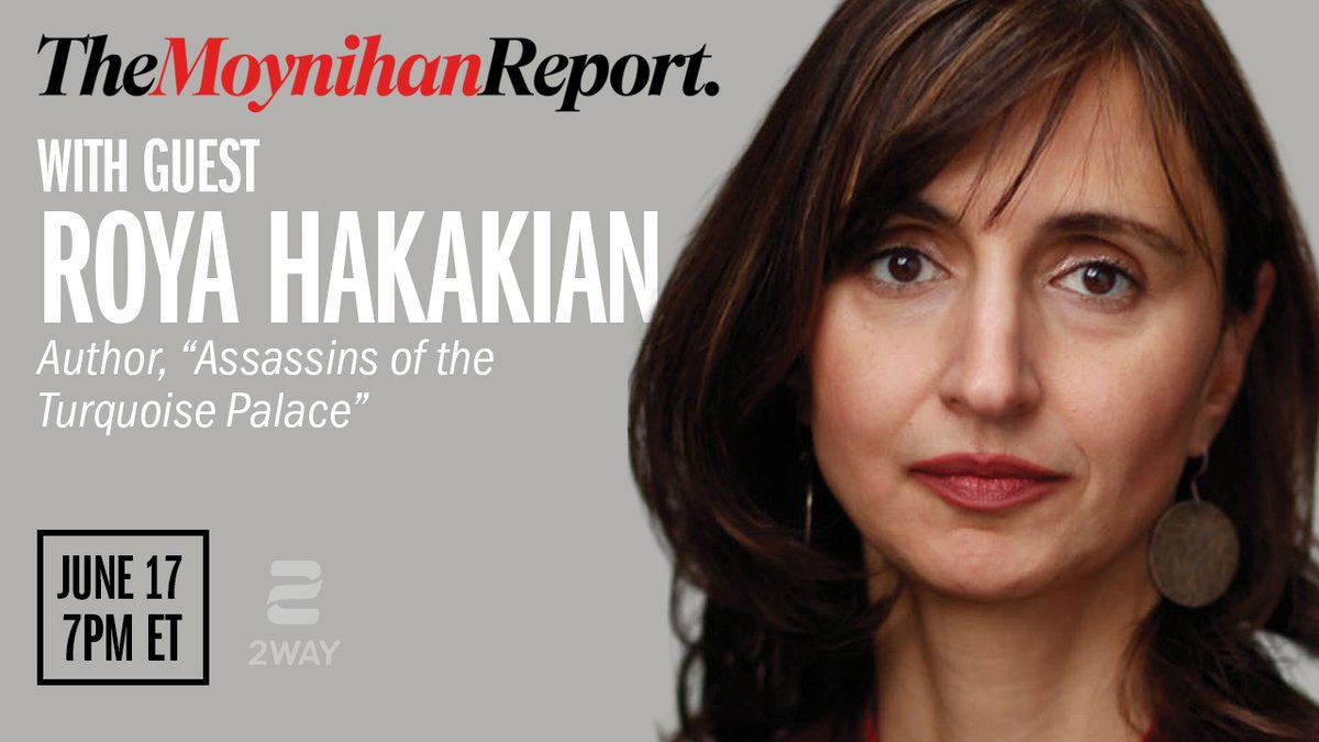 The Moynihan Report (@moynihanreport) on Twitter photo Tuesday 6/17 @ 7pm <a href="/RoyaTheWriter/">Roya Hakakian</a> joins <a href="/mcmoynihan/">Michael C Moynihan</a> to talk Iran: past, present, and future. youtube.com/watch?v=8u7WIn… Tuesday 6/17 @ 7pm <a href="/RoyaTheWriter/">Roya Hakakian</a> joins <a href="/mcmoynihan/">Michael C Moynihan</a> to talk Iran: past, present, and future. youtube.com/watch?v=8u7WIn…