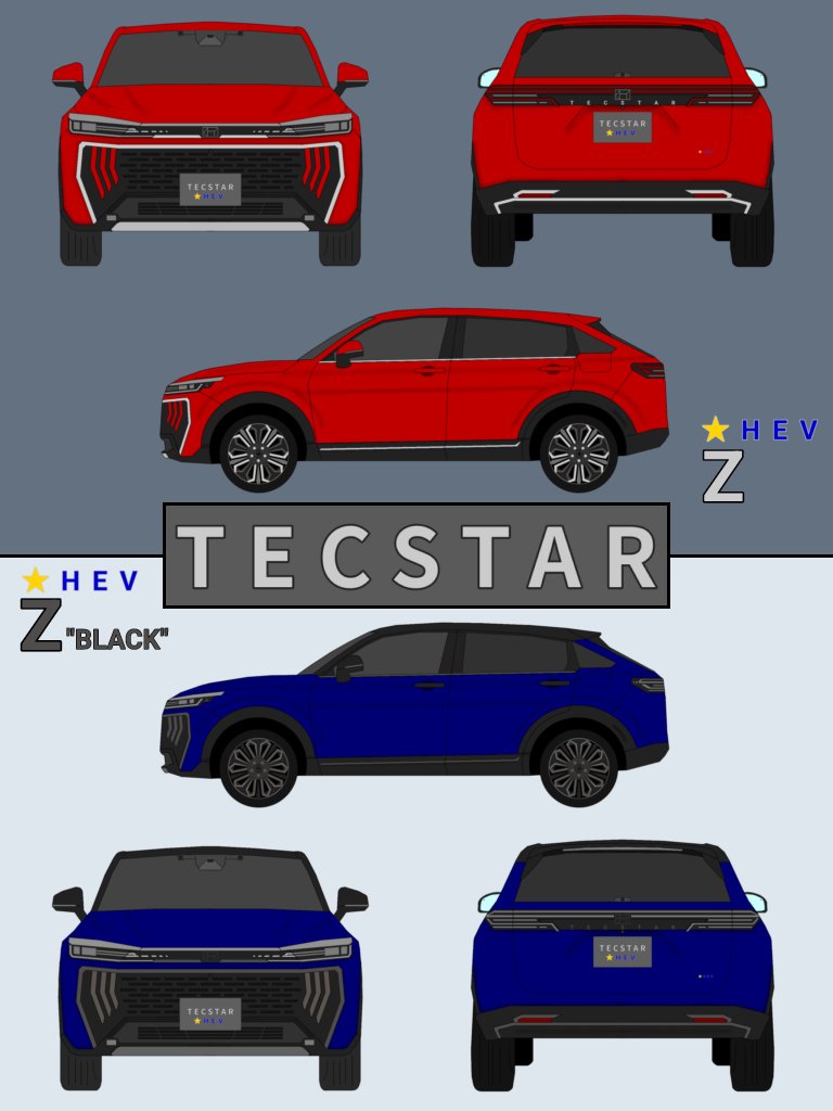 KURO_te_STAR's tweet photo. 6月15日[TECSTAR&amp;NEXSTAR]発売！
進化し、新しい一歩を踏み出せる１台となり、様々な方にあった車に仕上げました
テクスターは都会派・ネクスターはアウトドア派となり、選択しやすい展開へ変更いたしました。

※オプション品・SRグレードに関しては後日発売です。
詳しくはお近くのディーラーへ https://t.co/XRIkXzD4SD