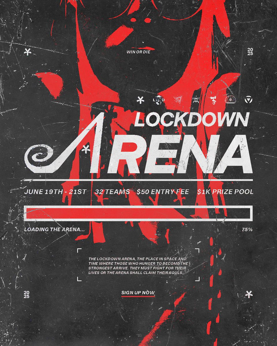 SIGNUPS ARE NOW LIVE FOR LOCKDOWN ARENA #10

This is a THURSDAY-SATURDAY event to allow for Premier Playoffs on Sunday and not interrupt those. 

Signups are now available below!