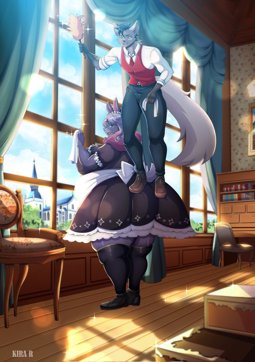 Big cleaning with the Big Bnuy.

Art dork by Kira R