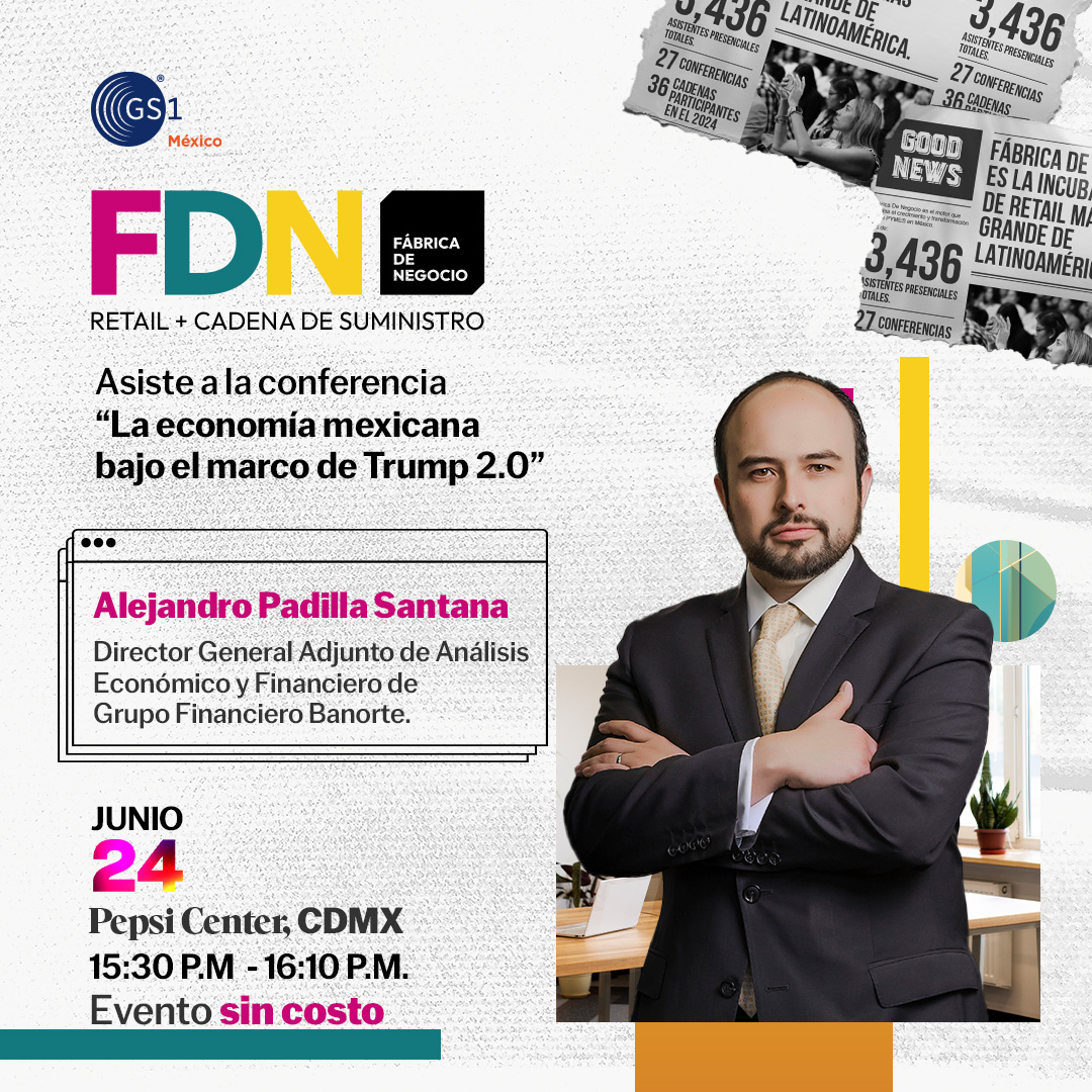 Analiza el panorama económico de México en la conferencia: “La economía mexicana bajo el marco de Trump 2.0” por parte de Alejandro Padilla Santana, Director General Adjunto de Análisis Económico y Financiero de Grupo Financiero Banorte.

hubs.la/Q03slc3Q0