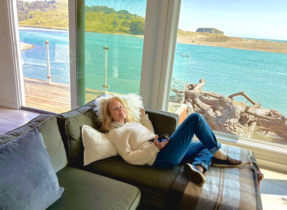 Alison arriving at #HeadlandsHouse in #Jenner at #RiversEndRestaurantAndInn to celebrate our actual 30th Wedding anniversary!!  (June 17, 1995).