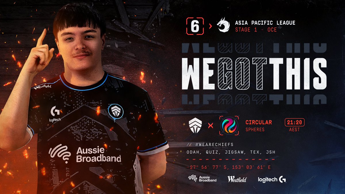 The Chiefs (@chiefsesc) on Twitter photo Last night was a fever dream, tonight we're going to be a nightmare for <a href="/CircularSpheres/">Circular Spheres 🎾 LFO</a> 😈
Redemption is on the menu tonight boys 😋
🕘 9:20PM AEST
📺 ttv/ZenoxCasts
#WeAreChiefs🛡️ | #CHFWIN🛡️ | #BlastR6 Last night was a fever dream, tonight we're going to be a nightmare for <a href="/CircularSpheres/">Circular Spheres 🎾 LFO</a> 😈
Redemption is on the menu tonight boys 😋
🕘 9:20PM AEST
📺 ttv/ZenoxCasts
#WeAreChiefs🛡️ | #CHFWIN🛡️ | #BlastR6
