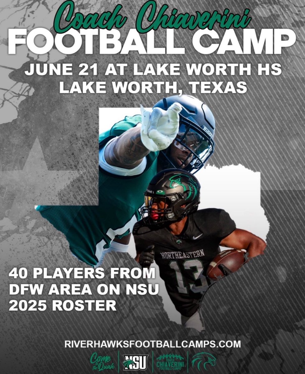 Last chance to compete in front of our staff this weekend! 💪 We signed some guys out of this camp last year.
You still have time to register. Let’s work! 🔥 
#Come2TheQuah #TheNest26