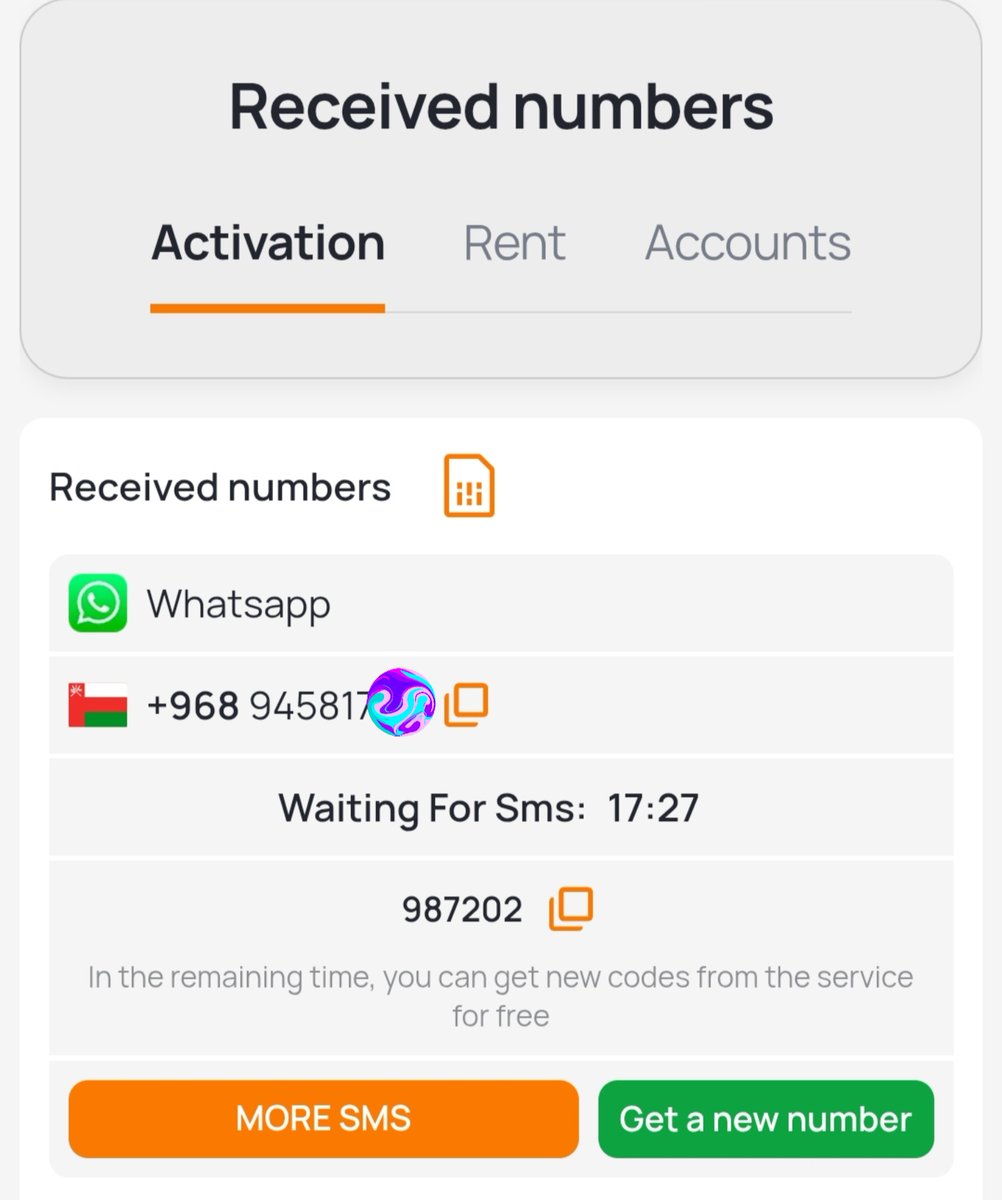 🚨 *تحتاج إلى رقم وهمي؟* 🚨  
استمتع بتفعيل حساباتك على واتساب وتليجرام باستخدام أرقام وهمية عالية الجودة.  
✔️ أرقام مضمونة.  
✔️ عملية سهلة وآمنة.  
✔️ أسرع طريقة لتفعيل الحسابات وتجاوز الحظر.
📲 احصل على الرقم اليوم!  
💬 تواصل معي الآن عبر الرسائل الخاصة.
#أرقام_وهمية