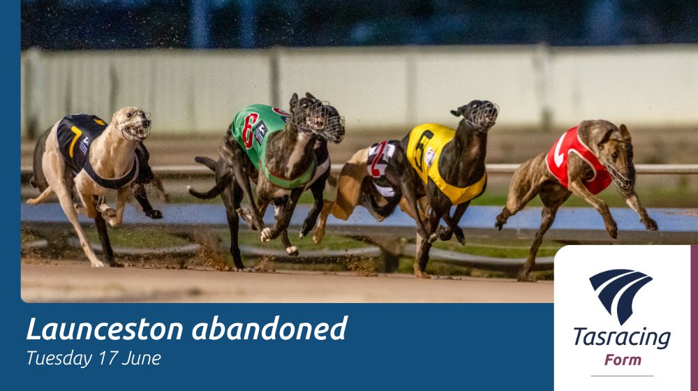 Tasracing Australia (@tasracingaus) on Twitter photo Today's Launceston greyhound meeting has been abandoned due to a power outage at the venue. <a href="/launceston_grc/">Launceston Greyhounds</a> Today's Launceston greyhound meeting has been abandoned due to a power outage at the venue. <a href="/launceston_grc/">Launceston Greyhounds</a>