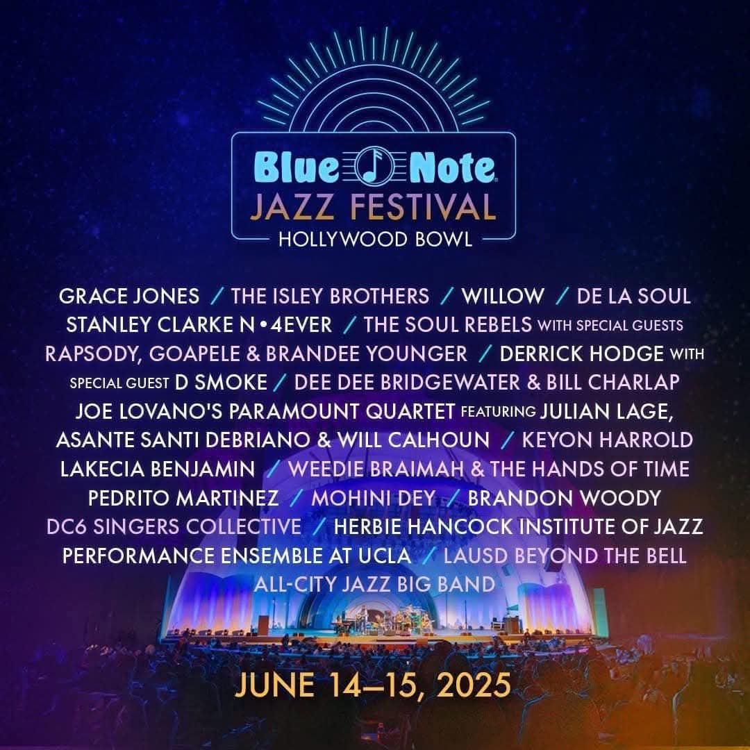 SF1music's tweet image. Honored to sit in on Djembe with Lakecia Benjamin at the Blue Note Jazz Festival at Hollywood Bowl this last weekend!