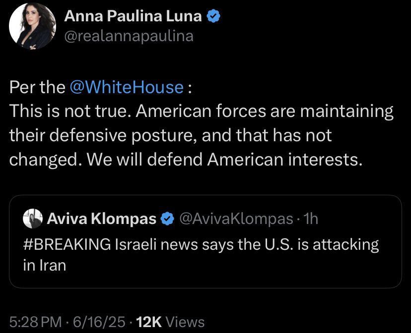 STOP FALLING FOR FAKE NEWS.

Most of these fake stories come from lying Israeli news channels trying to manipulate the narrative and force Trump to get involved with THEIR war.

Protect your mind.
Control your emotions.