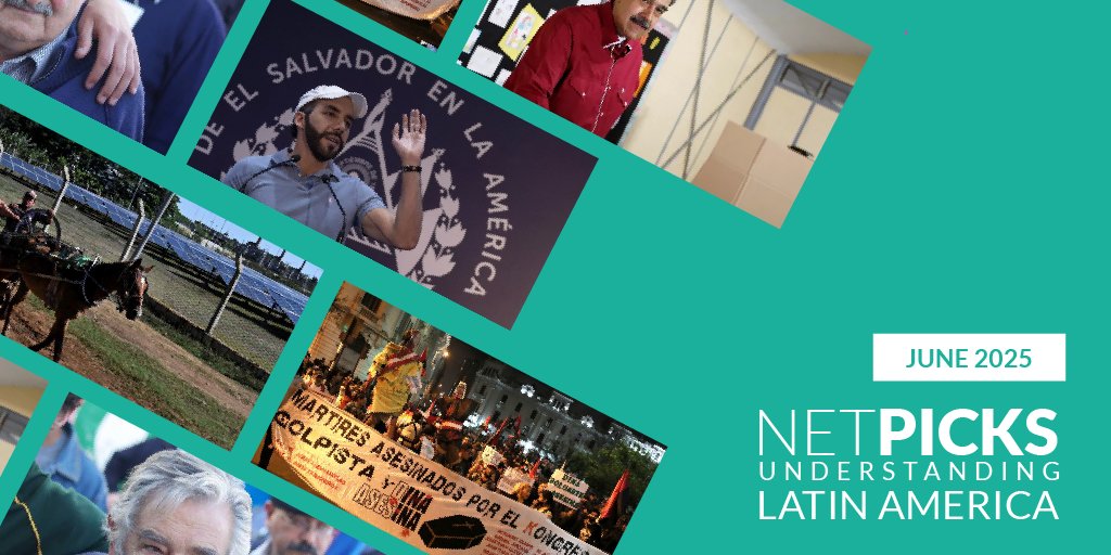 #Netpicks | June
New month, new readings! Dive into five fresh articles offering critical perspectives from El Salvador, Peru, Venezuela, and Cuba — plus a special tribute to José “Pepe” Mujica, a voice that marked Latin American politics. linktr.ee/rosaluxandina