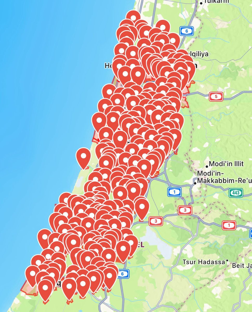 #16Jun | Las Fuerzas de Defensa de Israel (FDI) informaron de un nuevo presunto lanzamiento de misiles desde Irán hacia el centro del país.

📸: <a href="/FDIonline/">FDI</a>