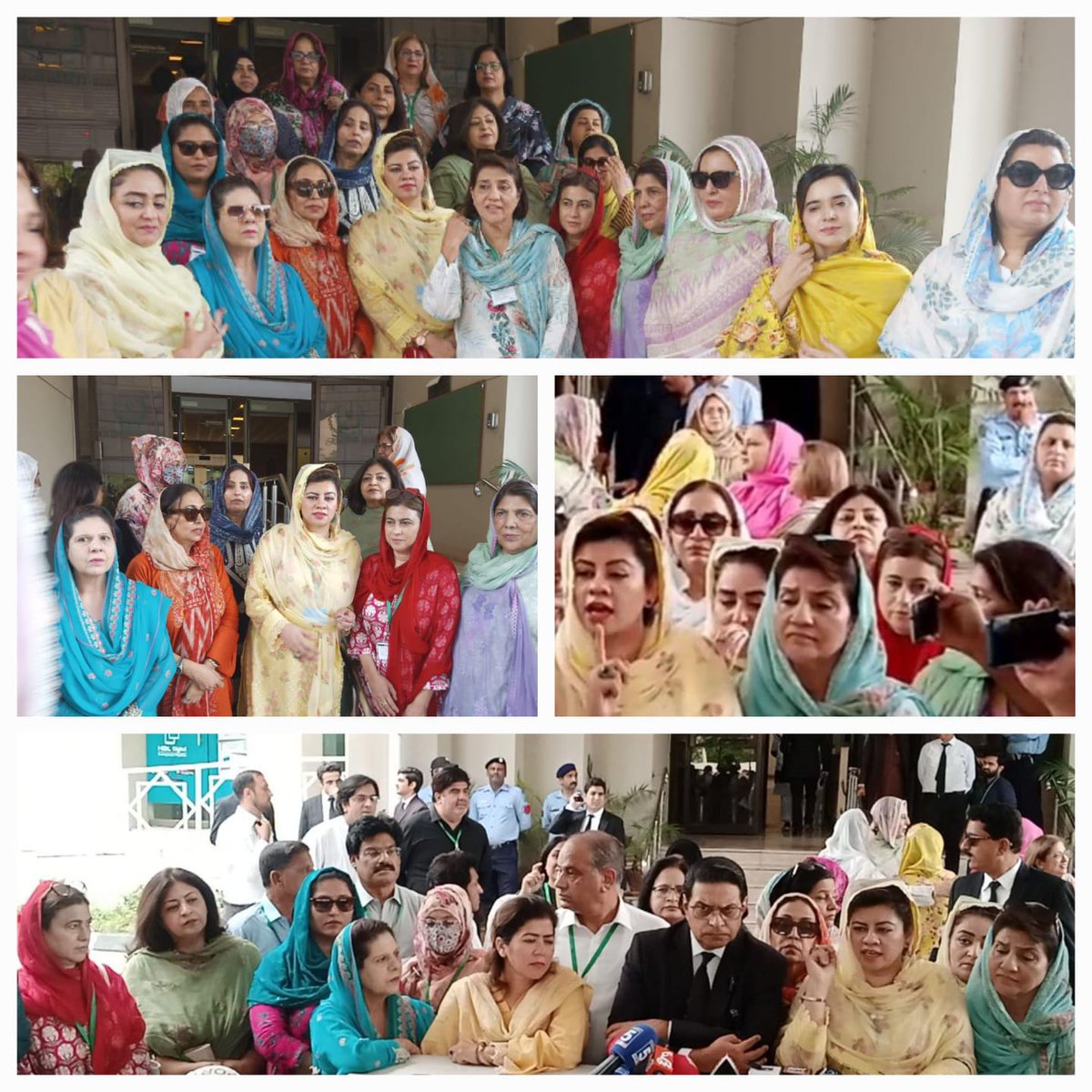 پیر، 16جون2025
سپریم کورٹ مخصوص نشستوں کا کیس۔۔
سپریم کورٹ میں تحریک انصاف کے مخصوص نشستوں کے کیس کی تاریخ کے سلسلے میں مرکزی صدر ویمن ونگ محترمہ کنول شوذب کی ہدایت پر اسلام آباد میں احتجاج