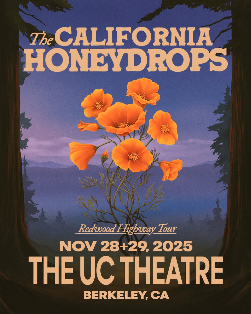 SLO and Bay Area had us feelin’ some kind of way 🔥 Thanks for bringing the sweet vibes! Good news? We’re comin’ BACK. 

RSVP to get Pre-sale tix now 🐝 keychain.club/thecaliforniah…

Nov 23: San Luis Obispo, CA - Fremont Theater
Nov 28+29: Berkeley, CA - The UC Theatre