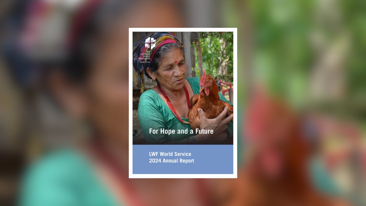 The Lutheran World Federation (@lutheranworld) on Twitter photo Over 2.5M supported in 2024. The new LWF World Service report highlights local action, global impact, and a bold strategy for the future.
Read more lutheranworld.org/news/lwf-publi…
#lutheranworld #ForHopeAndAFuture <a href="/LWF_Ke/">LWF Kenya-Somalia</a> <a href="/FLMBurundi/">FLM Burundi</a> <a href="/LwfChad/">LwfChad</a> <a href="/lwf_jordan/">LWF Jordan</a> <a href="/LWFNepal1984/">LWF Nepal</a> <a href="/LWF_Uganda/">LWF Uganda</a> Over 2.5M supported in 2024. The new LWF World Service report highlights local action, global impact, and a bold strategy for the future.
Read more lutheranworld.org/news/lwf-publi…
#lutheranworld #ForHopeAndAFuture <a href="/LWF_Ke/">LWF Kenya-Somalia</a> <a href="/FLMBurundi/">FLM Burundi</a> <a href="/LwfChad/">LwfChad</a> <a href="/lwf_jordan/">LWF Jordan</a> <a href="/LWFNepal1984/">LWF Nepal</a> <a href="/LWF_Uganda/">LWF Uganda</a>