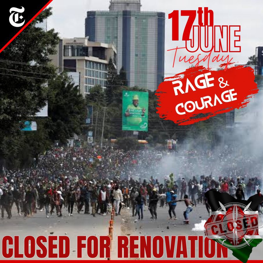 Nairobi CBD here we come! Total Shutdown!
