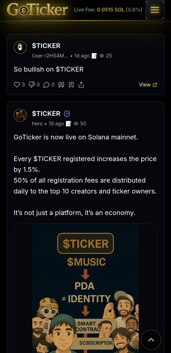 GoTicker tweet media