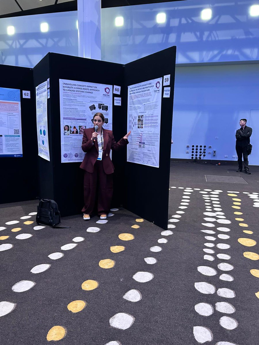 Our Senior Pharmacy Research Manager presenting her research program on sexuality in cancer care. This was developed from the ground-up based on what consumers and health professionals said was critical to address - the sexual side effects of anticancer therapies. 
#WAS2025