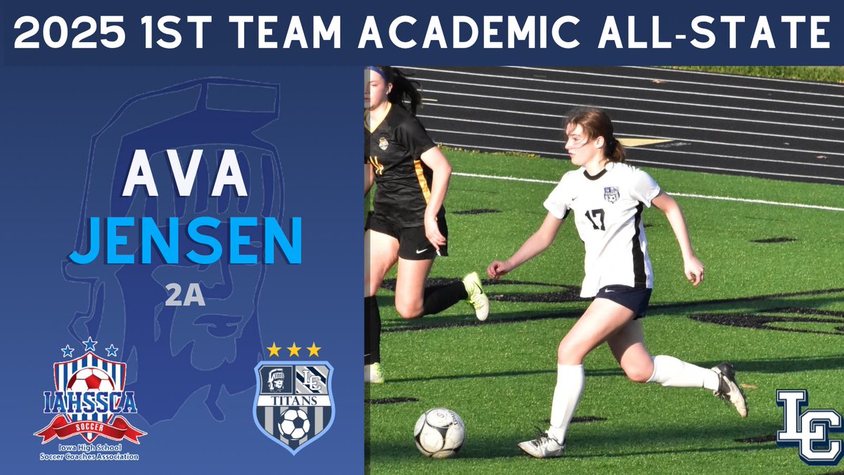 Congratulations Ava Jensen for being selected 1st Team Academic All-State!