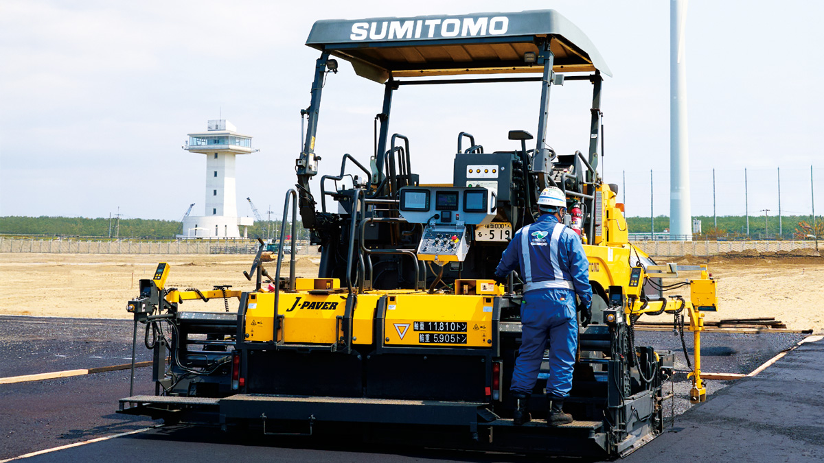 住友建機　アスファルトフィニッシャ アスファルトフィニッシャ | 住友建機株式会社