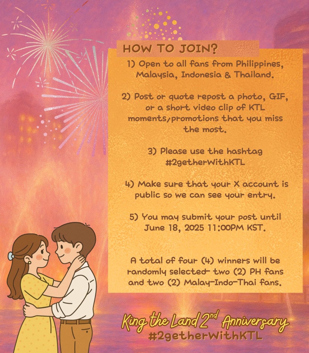 seokbeenie's tweet photo. Happy 2 years to the iconic kdrama romcom, #KingTheLand! 👑
Ate Cee (@styrfmflz) and I have prepared a mini giveaway for our fellow KTL fans. Please check the photos below for the details.
Open to all 🇵🇭🇲🇾🇮🇩🇹🇭 fans!!
Thanks in advance to everyone who joins! 🫶🏻
#2getherWithKTL https://t.co/m0RaWTJd14