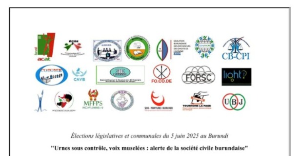 FOCODE (@focode_) on Twitter photo Burundi : 20 organisations de la société civile dénoncent une "mascarade électorale"
Vingt organisations de la société civile burundaise dénoncent un processus électoral biaisé lors des élections législatives et communales du 5 juin. Dans une déclaration rendue publique le 16 Burundi : 20 organisations de la société civile dénoncent une "mascarade électorale"
Vingt organisations de la société civile burundaise dénoncent un processus électoral biaisé lors des élections législatives et communales du 5 juin. Dans une déclaration rendue publique le 16