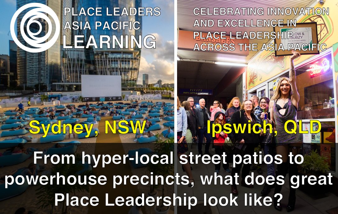 Place Leadership in Action. Two award-winning 🏆 stories. One shared truth: community-led place transformation works. Read how Ipswich and Sydney are setting the bar: bit.ly/4n65tEi
