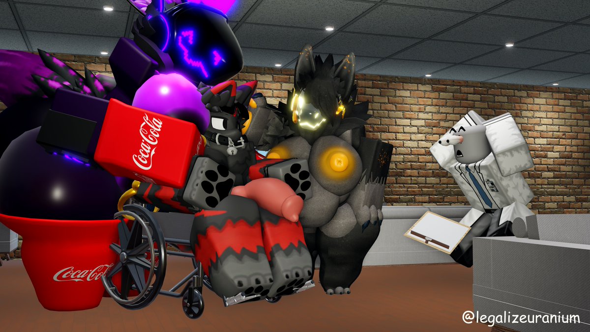 2/2
the hospital bill didnt cost anything, the doc doesnt want any of the mamagen smoke he saw what they did to kendo,,,,
#rr34 #robloxnsfw #robloxporn