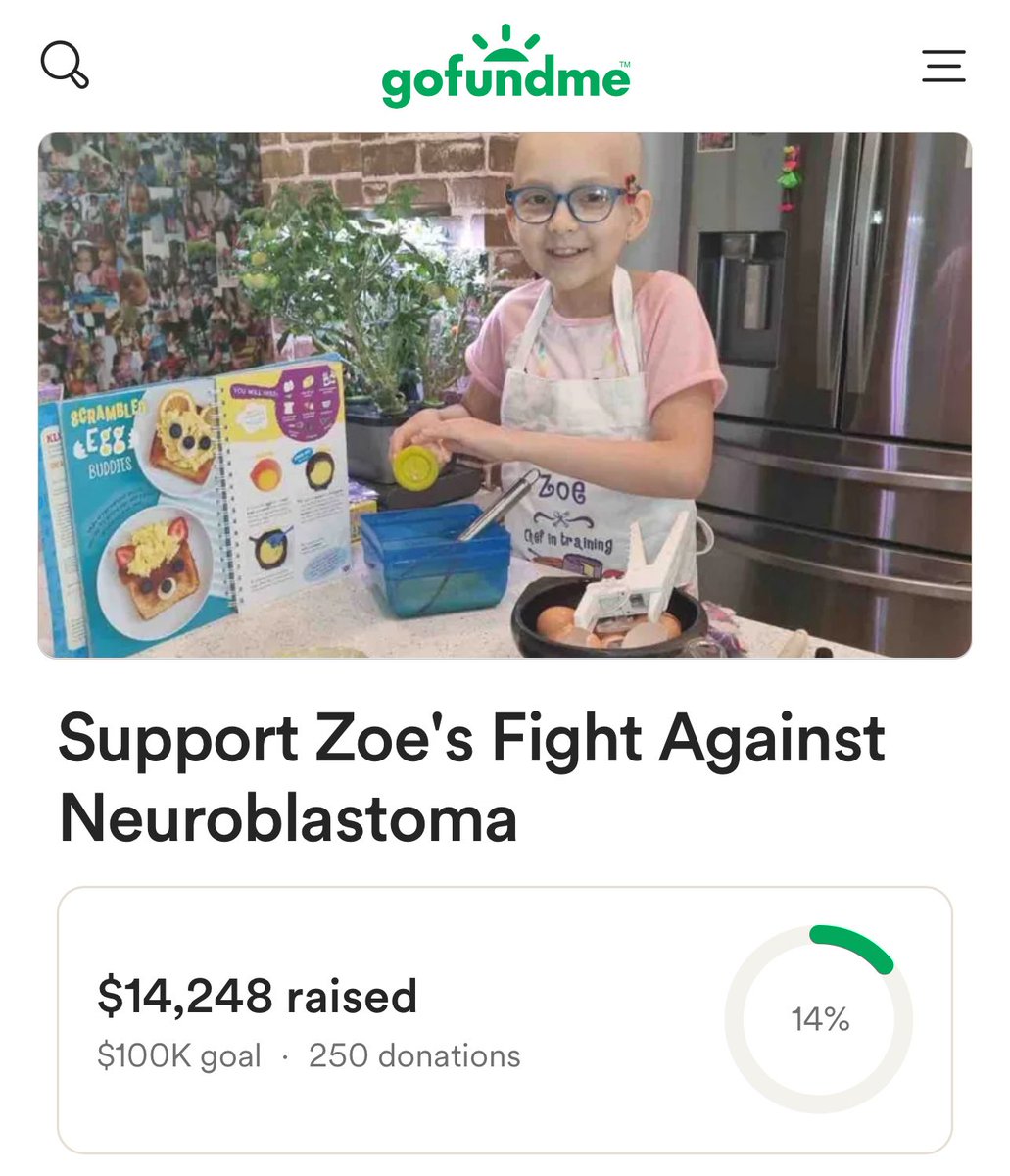 and while we're at it, here's zoe's: gofund.me/13f27a9d