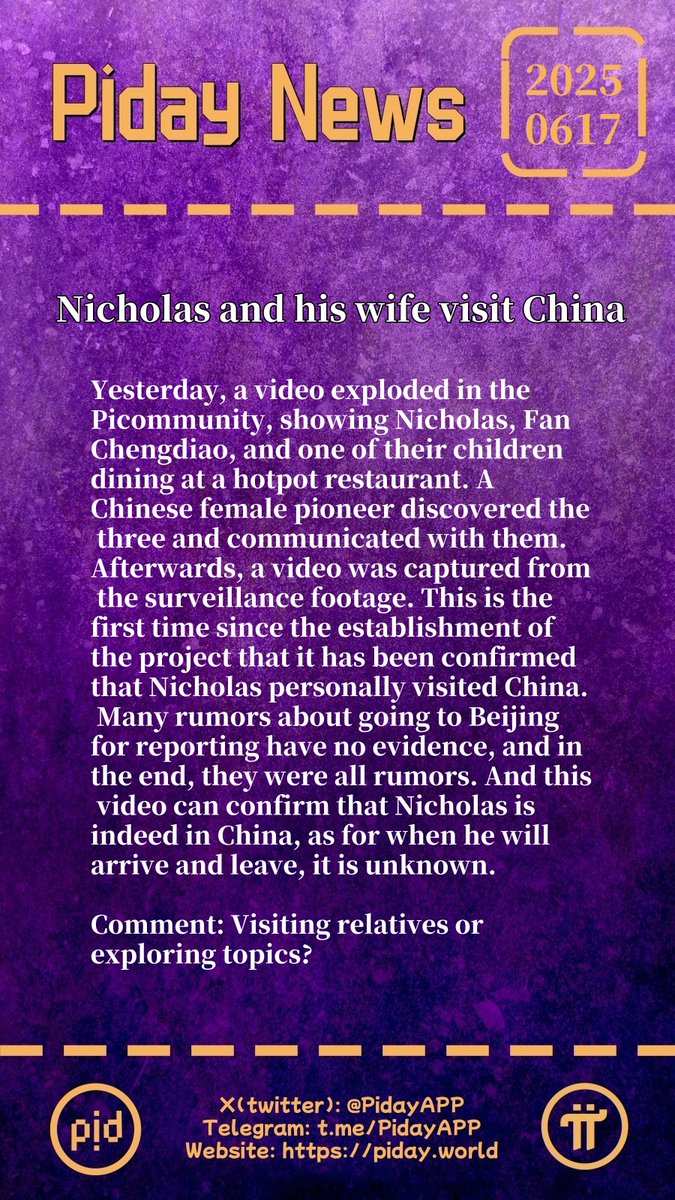PiDayAPP's tweet image. unbelievable!
What are they going to do in China?
#pinetwork  #picoin  #piday  #nicolas