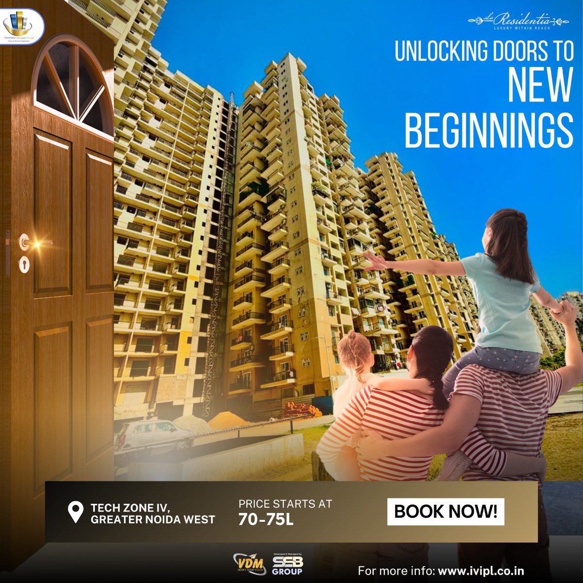 Discover your dream home at La Residentia, where comfort meets luxury in the heart of Tech Zone IV, Greater Noida West.

🏙️ With prices starting at ₹70–75 Lakhs,

👨‍👩‍👧 Thoughtfully designed homes perfect for modern families
🌐 Visit: ivipl.co.in

#RealEstateSuccess