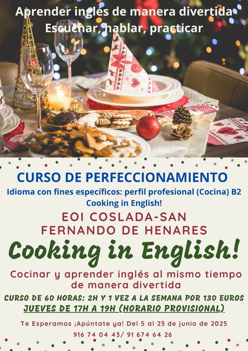 ¿Te apetece estudiar Idiomas en la EOI? ¡Es tu momento! Realiza tu solicitud del 5 al 23 de junio a través de la secretaría virtual de Raíces. Conéctate a nuestra pagina web y sigue las instrucciones para los alumnos nuevos. Matricula en julio. ¡Te esperamos!