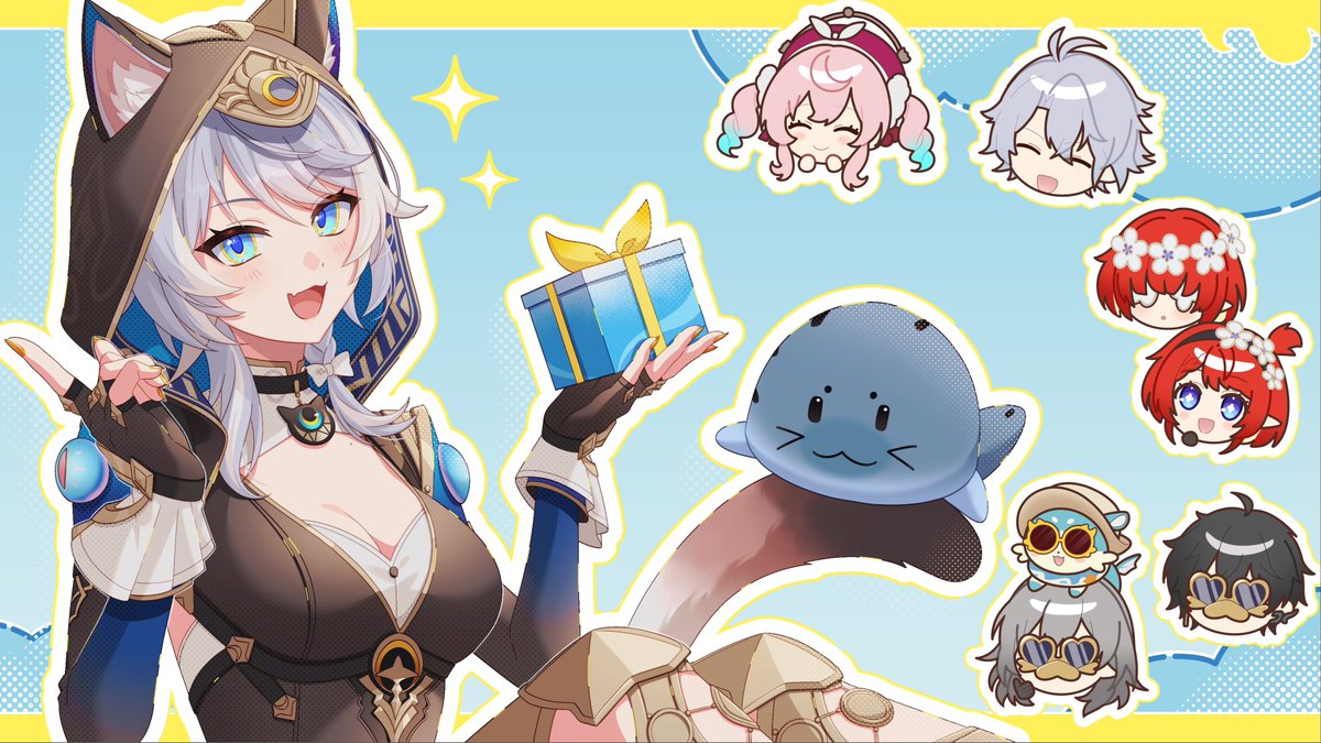 HoYoLAB_Mimo's tweet image. Amphoreus Event: A Gift from Cipher - Design Your Own Baby Seals
Join this HoYoLAB event & show us your most creative, adorable baby seal designs!
hoyo.link/VCDefhbrg
Event Duration: 06/10-06/30
Banner: @marumaru_wanwan
Plan, Template: @HoYoLAB_Minsan