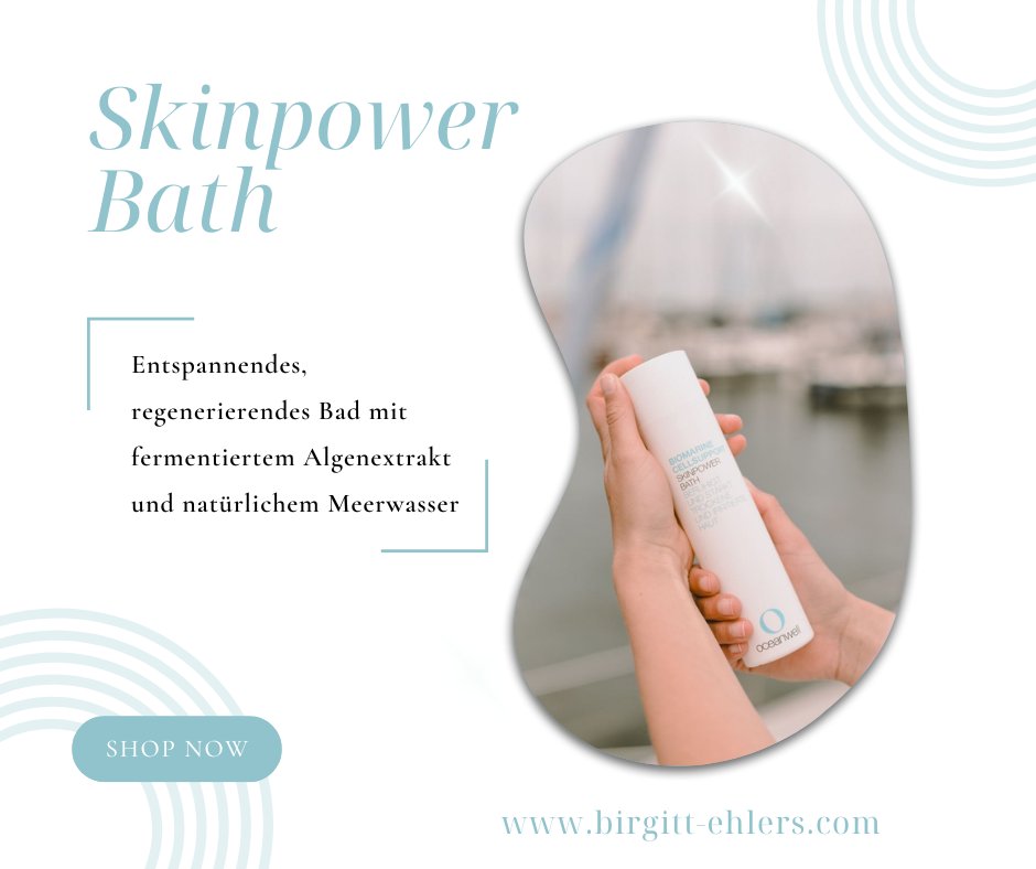 Entspannendes, regenerierendes Bad mit fermentiertem Algenextrakt und natürlichem Meerwasser.

Jetzt entdecken!
seaspiritshop.com/products/Skinp…

#skinpower #bath #bodycare #algae #beauty #feelgood #meerkosmetik #seaspirit