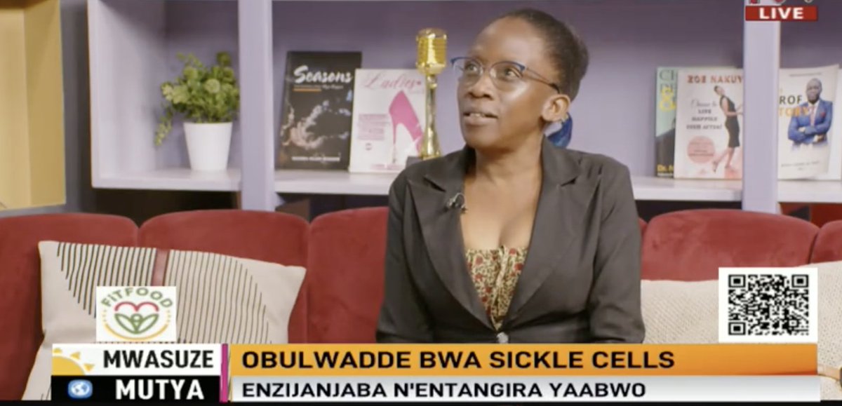 ON AIR :#MwasuzeMutya. Today we are talking about sickle cell disease, what it is, how it can be treated and most importantly, ways to prevent it.