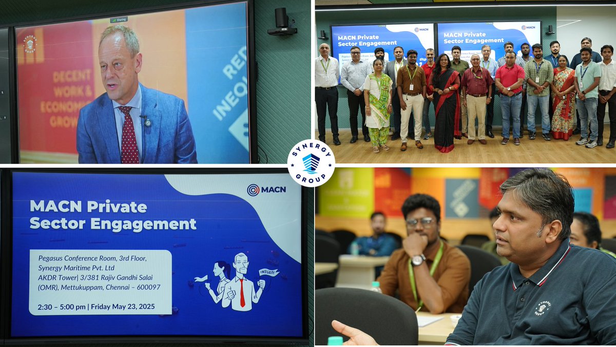Tackling corruption at sea requires more than policy—it demands collective courage. Synergy Marine Group joined MACN in Chennai to strengthen frontline integrity. Read more 👇
🔗 linkedin.com/posts/synergy-…