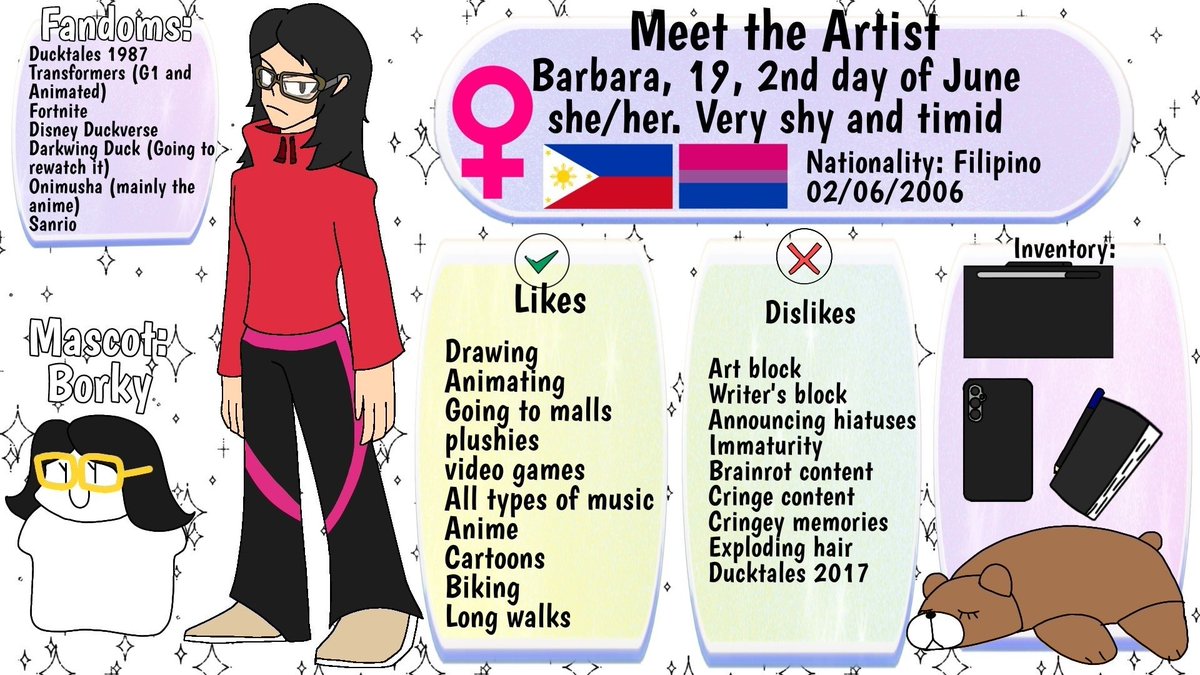 catelyn_e6515's tweet image. I'm going to update the Meet the Artist photo every year. beside me is my adorable 3-year-old marshmallow monster, Borky. Again.
#meettheartist