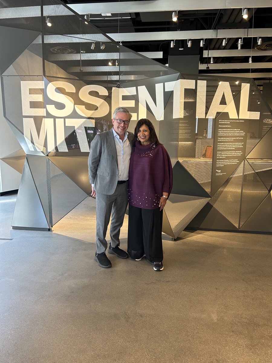 Kiran Mazumdar-Shaw (@kiranshaw) on Twitter photo Had a great visit to the MIT museum with <a href="/michaeljohng/">Michael John Gorman</a> who played a foundational role at <a href="/SciGalleryBlr/">Science Gallery Bengaluru</a> Had a great visit to the MIT museum with <a href="/michaeljohng/">Michael John Gorman</a> who played a foundational role at <a href="/SciGalleryBlr/">Science Gallery Bengaluru</a>